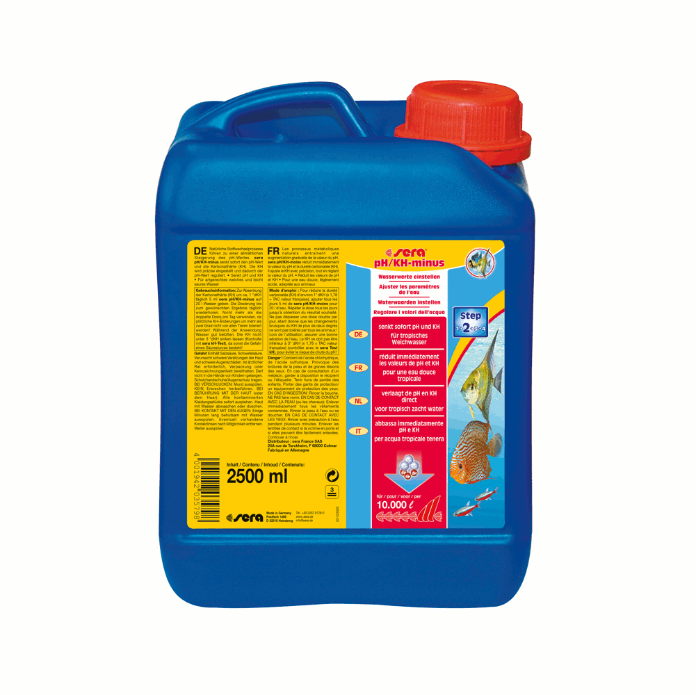 sera pH/KH-minus 2,5 Liter