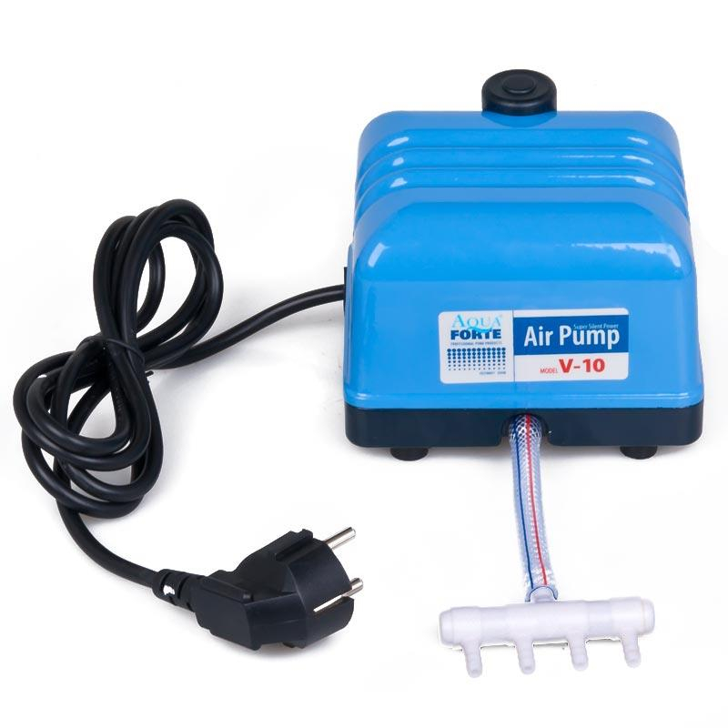 AquaForte V-10 HI-Flow Luftpumpe Lieferumfang