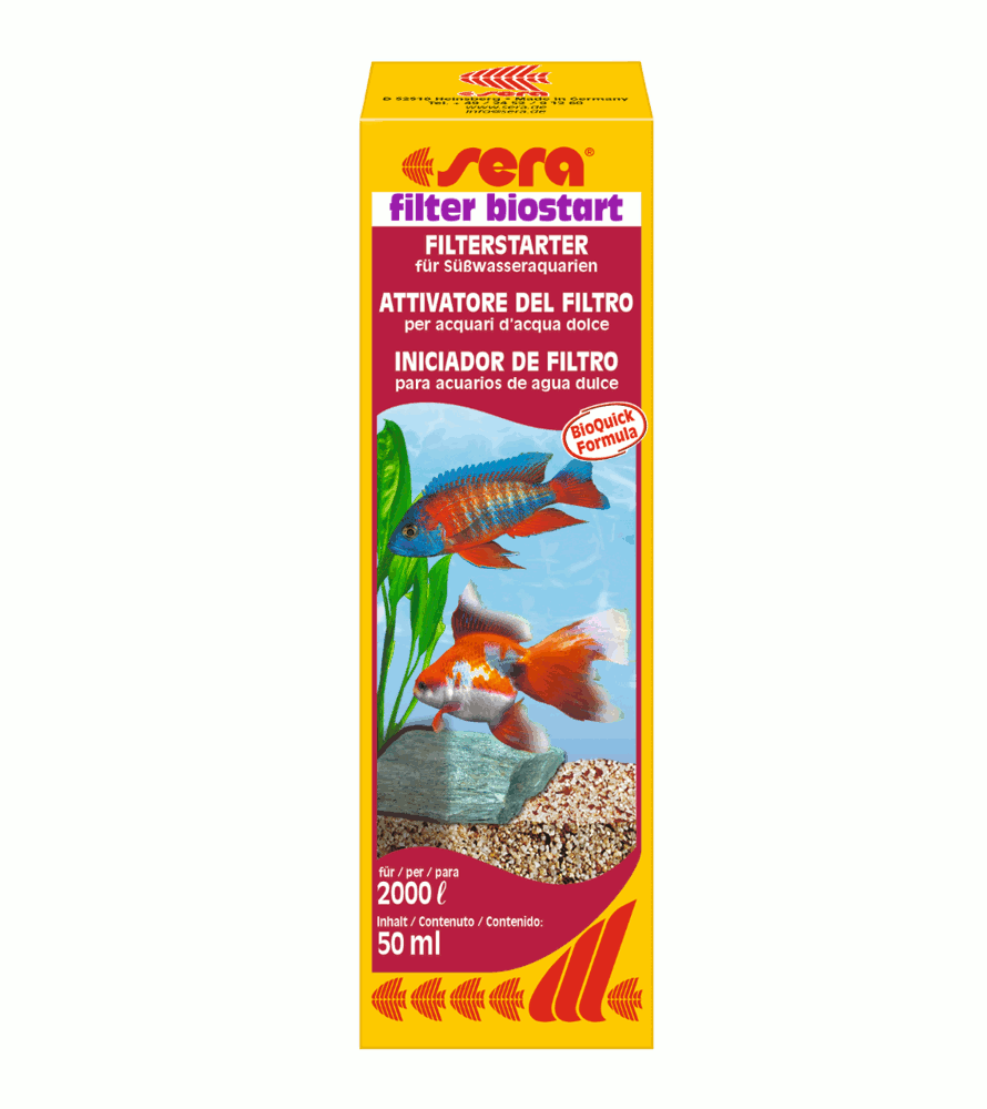 sera filter biostart 50 ml