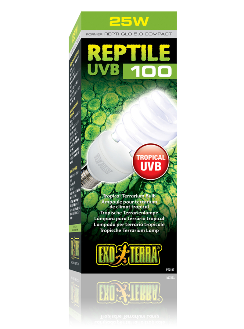 Exo Terra Repti UVB 100 Tropenlampe 25W Packung