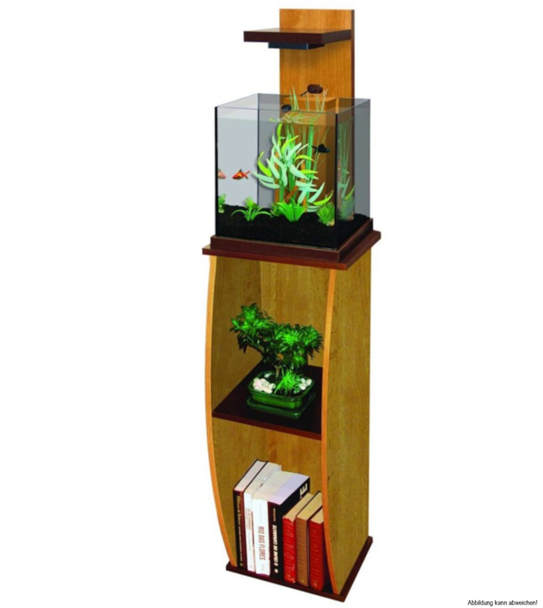 Aquatlantis Nano AQUACUBIC Kombi komplett (15 Liter, Wenge)