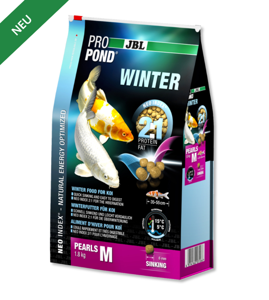 JBL ProPond Winter M 1,8 kg -Winterfutter für Koi-