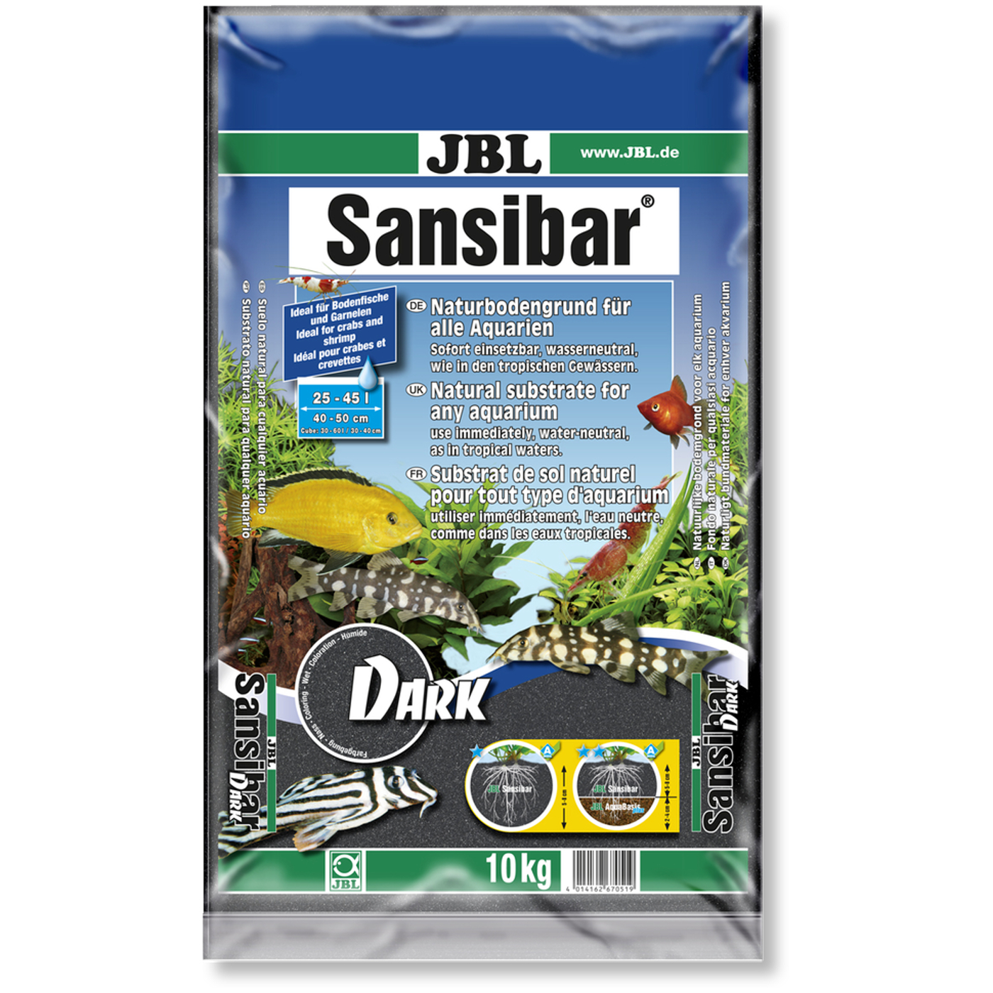 BL Sansibar Black 10 kg (Aquarienkies) 