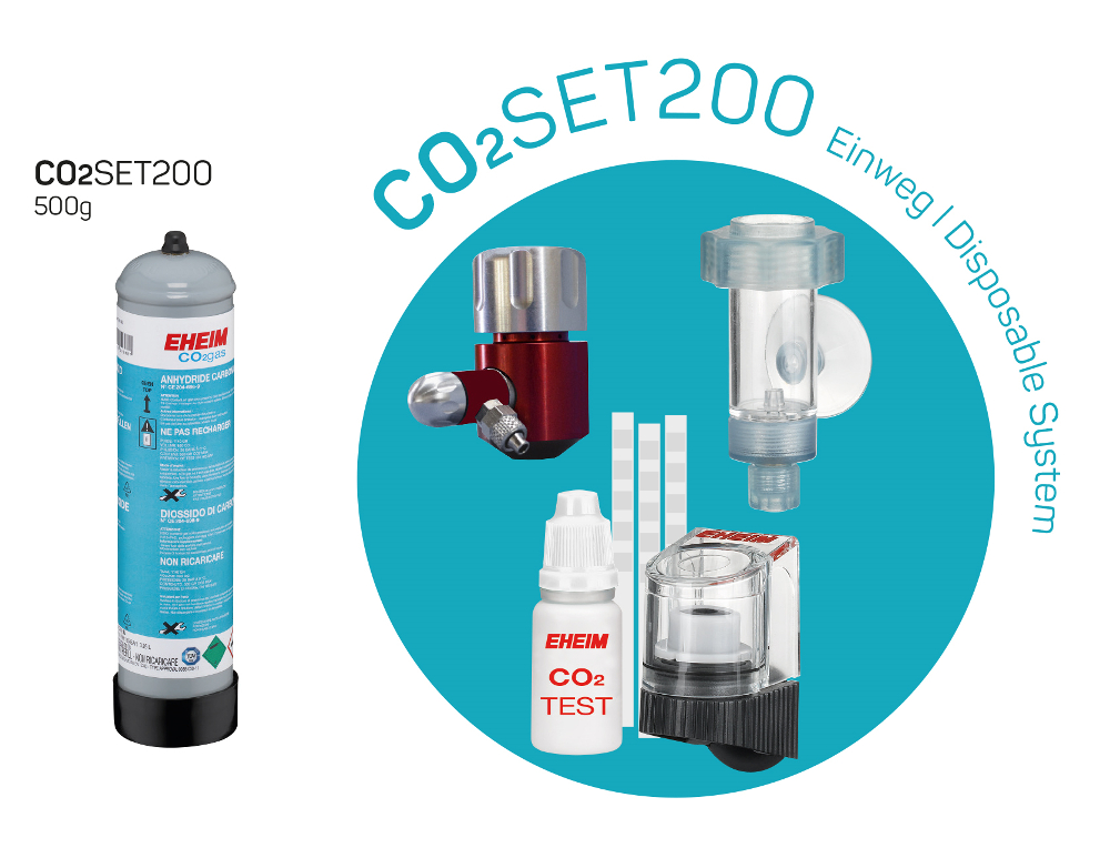 Eheim CO2SET200 Düngeanlage Einzelteile