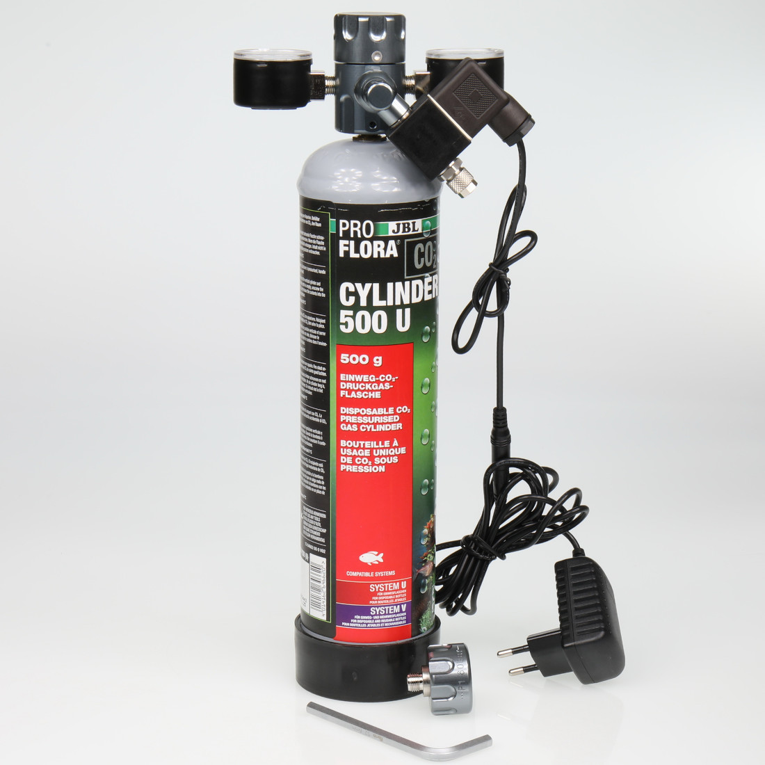 JBL PROFLORA CO2 REGULATOR PROFESSIONAL Einwegflasche