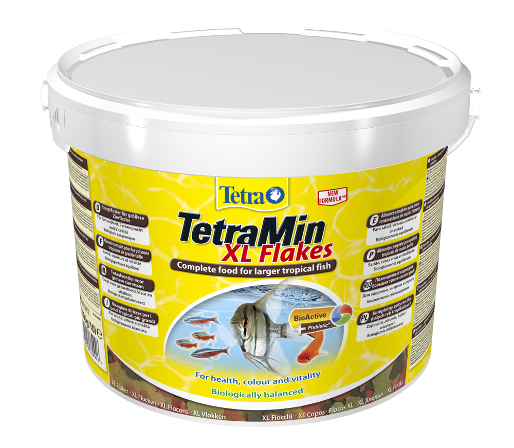 TetraMin XL Flakes 10 Liter (Hauptfutter)