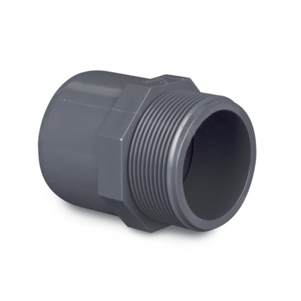 PVC Übergangsnippel 40/50 mm x 1 1/2"