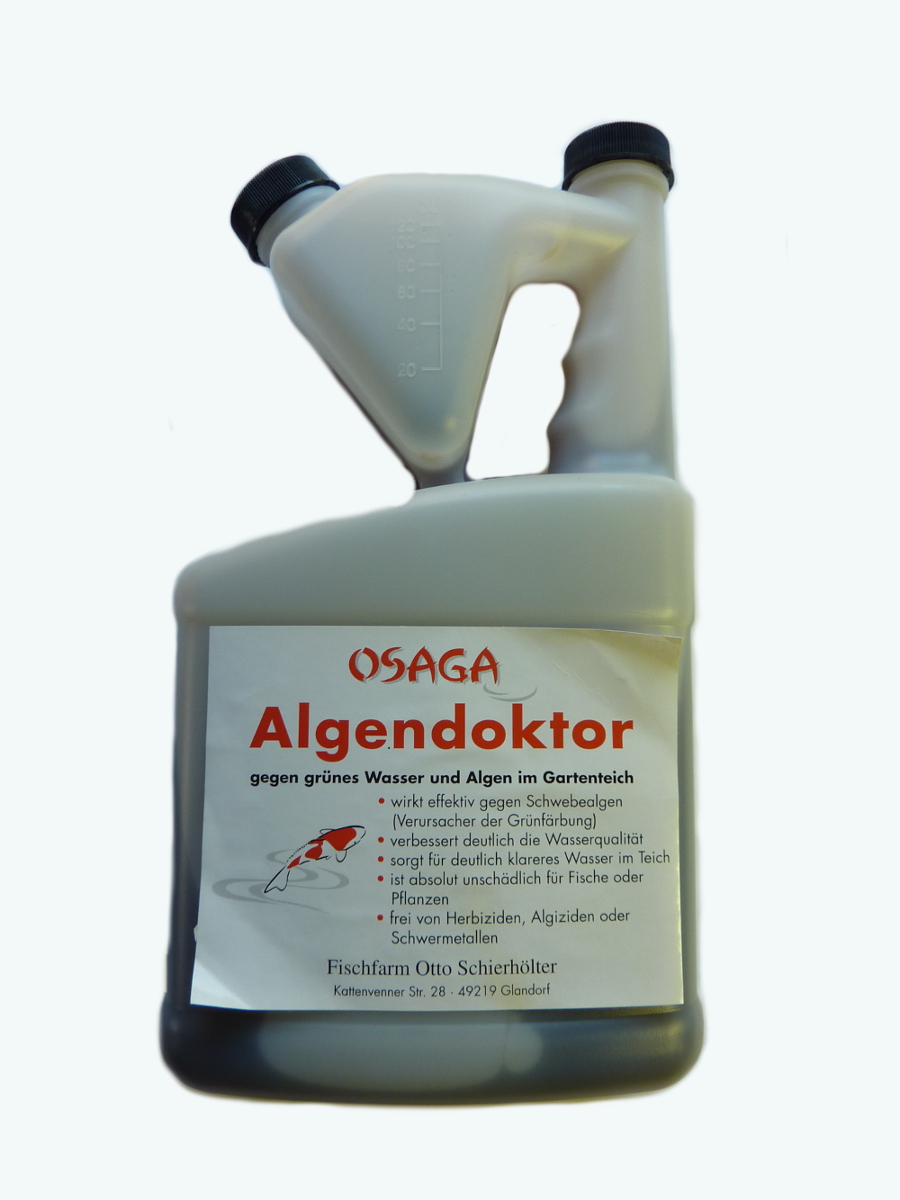 Osaga Algendoktor 1 Liter (grünes Wasser und Algen) 