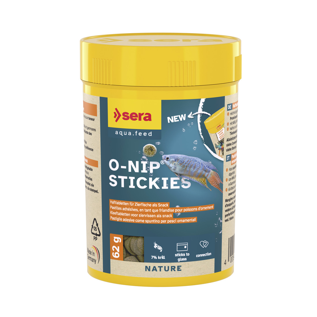 sera O-Nip Stickies 100 ml -Futtertabletten Leckerbissen-