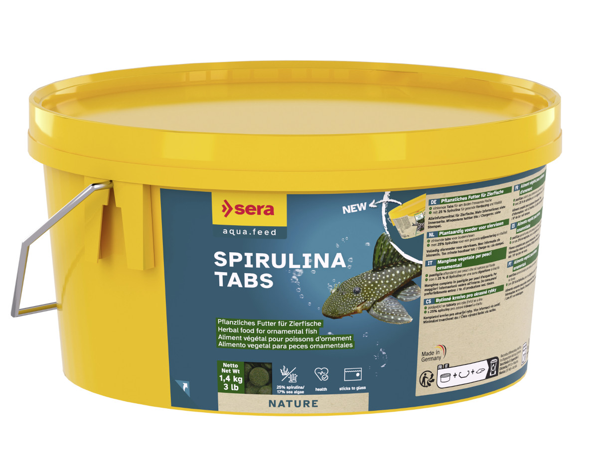 sera Spirulina Tabs 1,4 kg Nature -Pflanzenfutter-