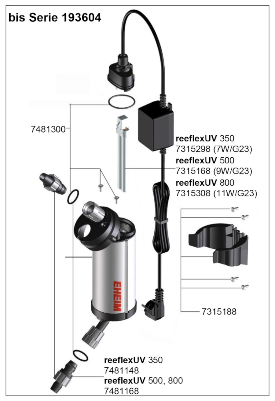 Eheim UV-C Lampe 11 Watt für reeflexUV 800 (G23)