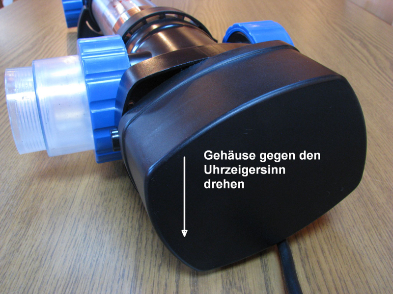 OSAGA UVC 55 W Tausch Leuchtmittel 2