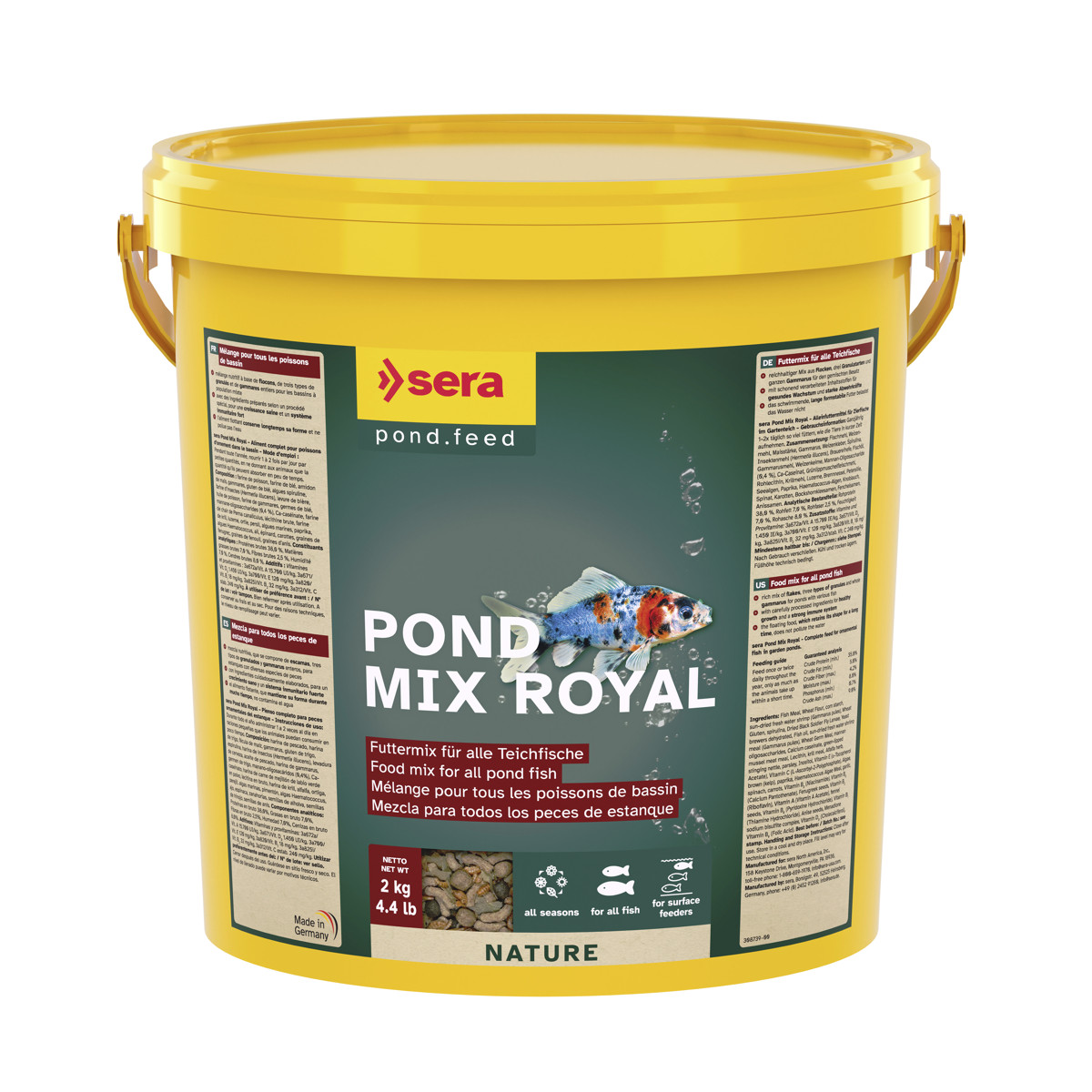 sera Pond Mix Royal 10,0 Liter -Mischfutter Teichfische-