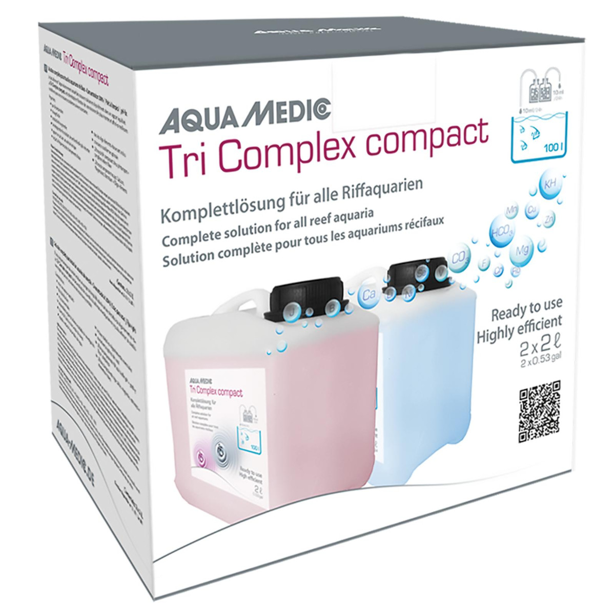 Aqua Medic Tri Complex compact 2x2 Liter Verpackung
