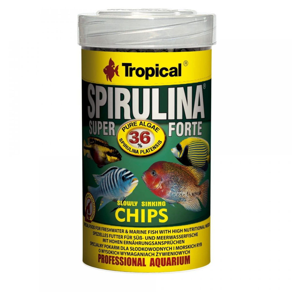 Tropical Super Spirulina Forte Chips 0,1 Liter