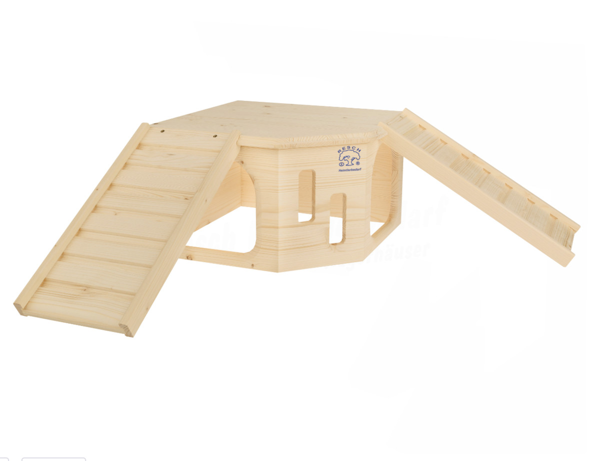 Nagerecke XL mit 2 Treppen seitlich