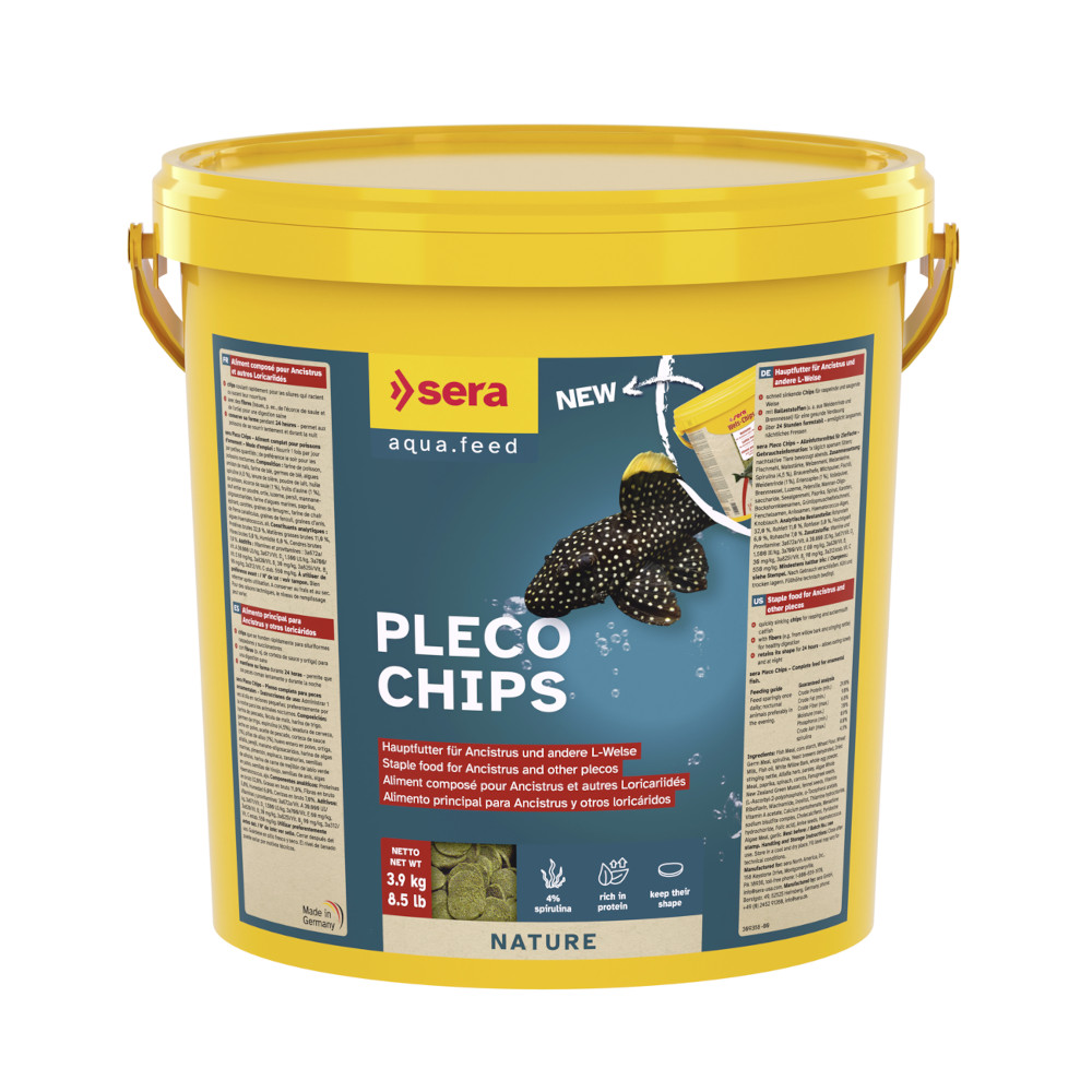 sera Pleco Chips 10,0 Liter -Welsfutter-