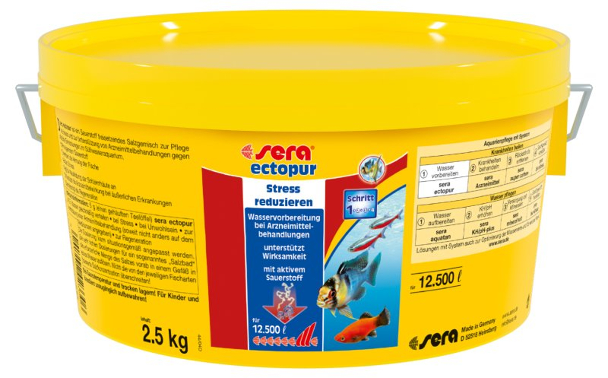 sera ectopur 2,5 kg gegen Ektoparasiten und Pilze