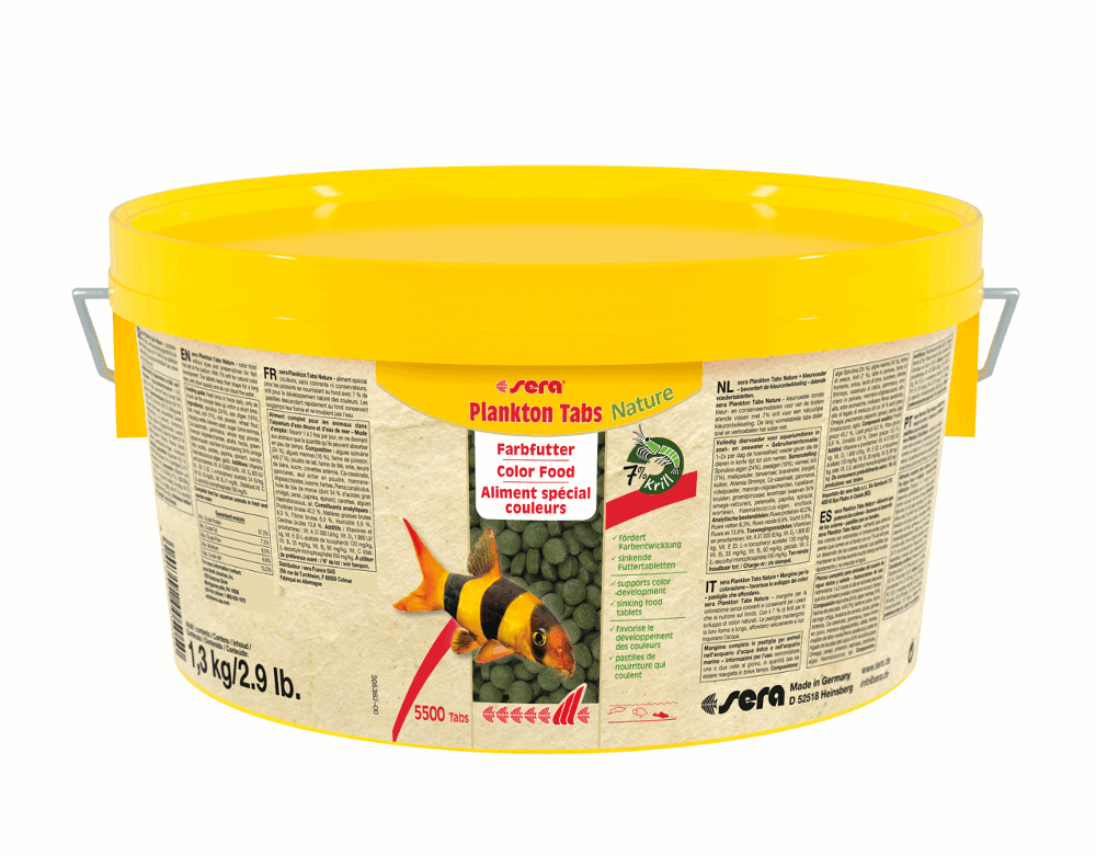 sera Plankton Tabs Nature Farbfutter 2.200 ml