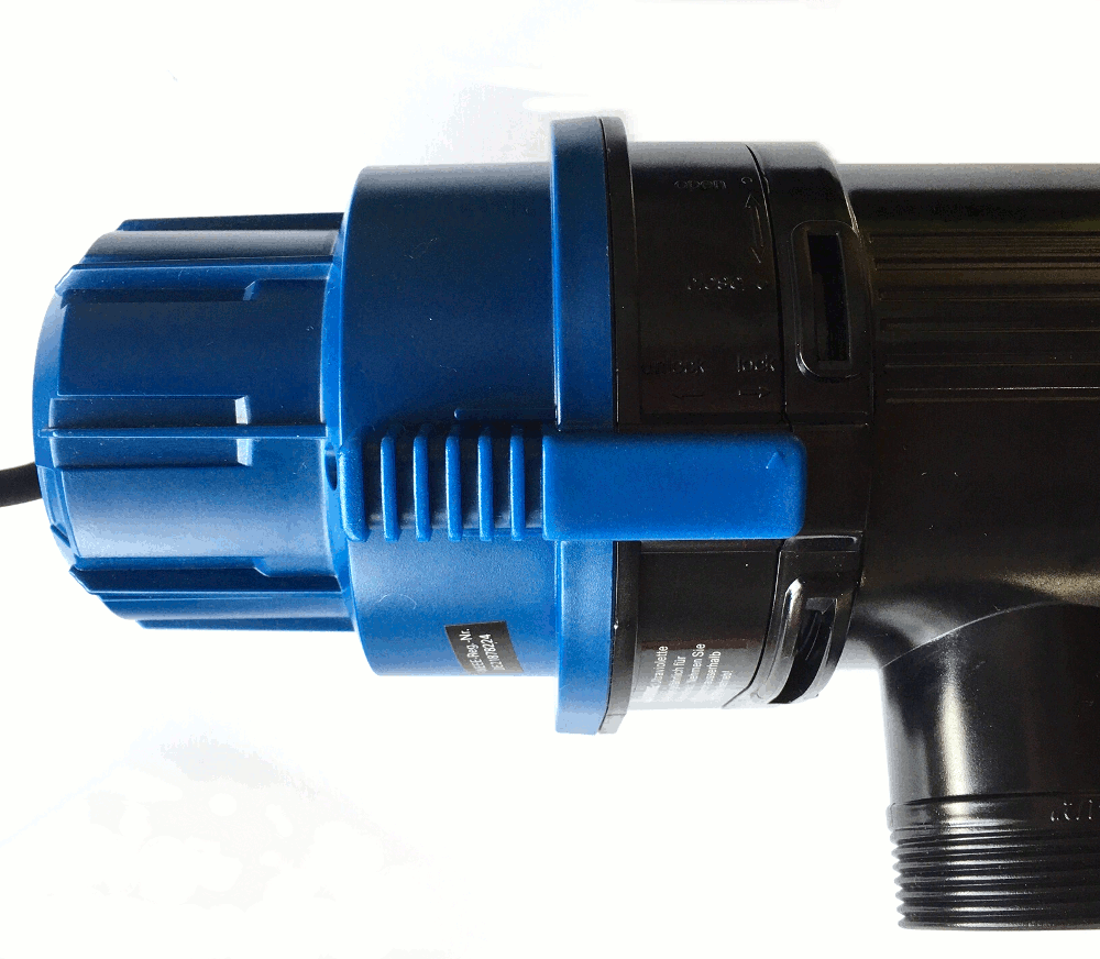 OSAGA UV-C Teichklärer 18 W Verdrehsicherung Gehäuse