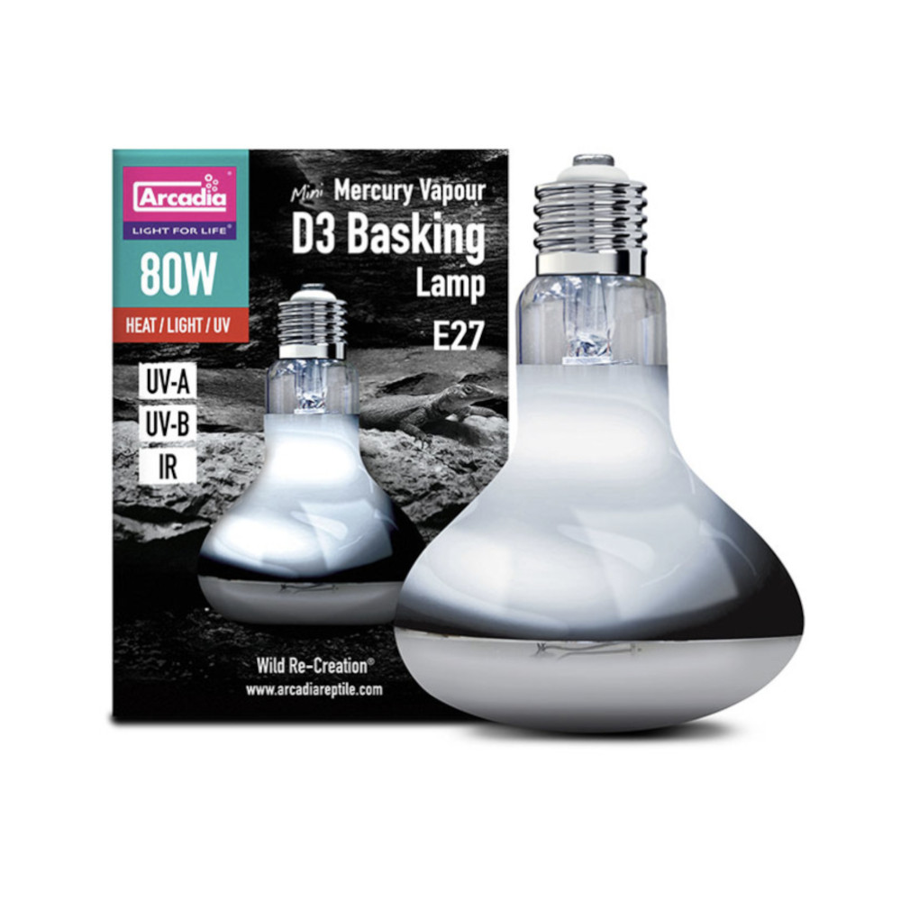 Arcadia D3 UV Basking Lamp 80 W Verpackung