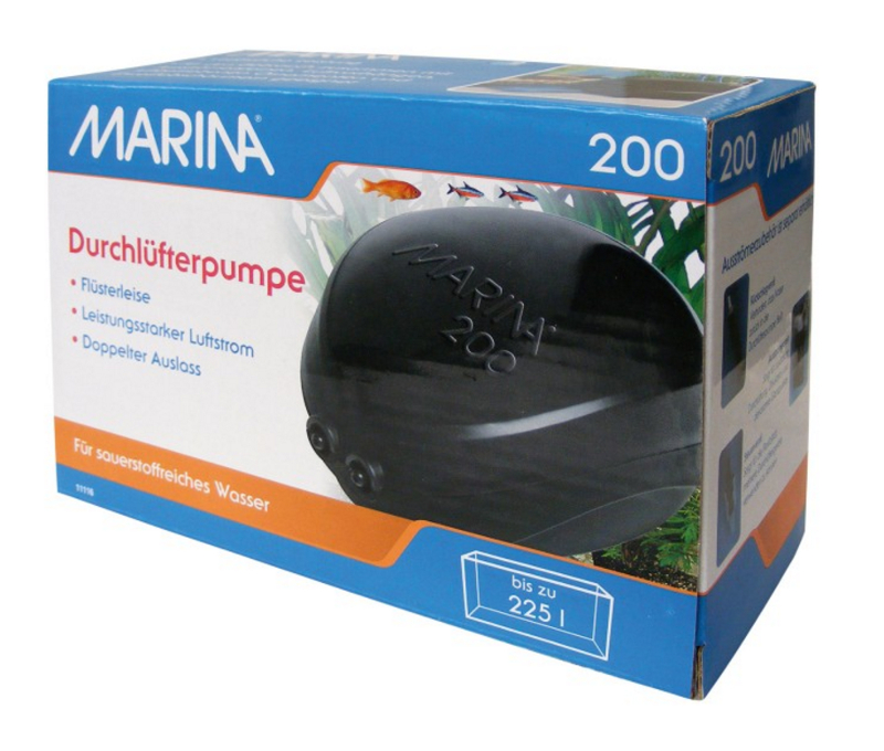 Marina Durchlüfterpumpe 200 (2x90 L/h) Verpackung