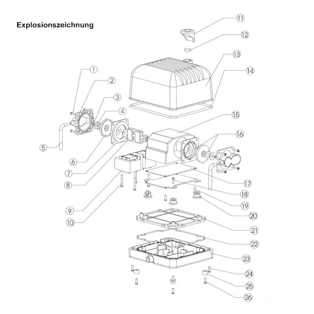 Osaga MK-60 Ersatzteilübersicht
