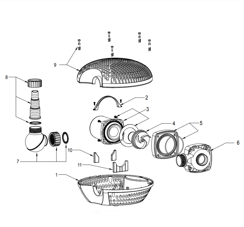 Söll SFP-4600 Rotor-Magnetachse mit Keramikachse und Gummistopfen