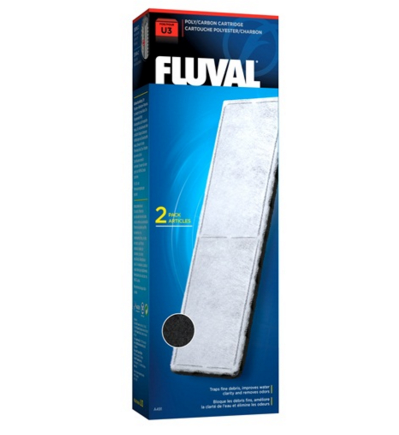 Fluval U3 Poly Aktivkohle Filtereinsatz (Phase 2)