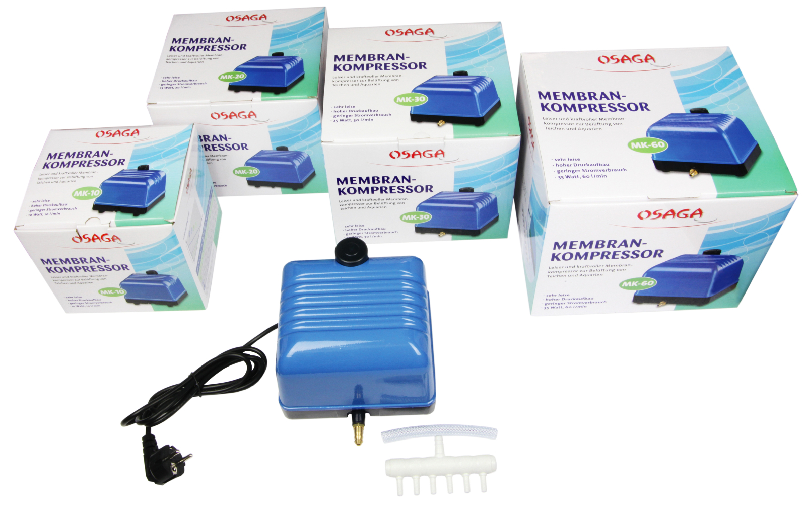 Osaga MK-10-20-30-60 Membran Kompressor
