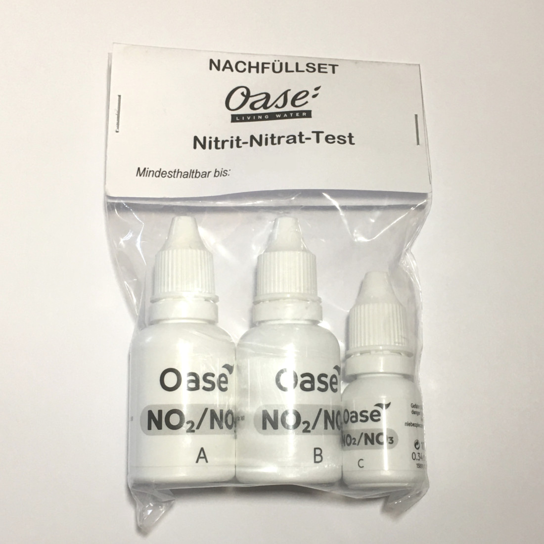 Oase Nachfüllset Nitrit/Nitrat (NO2/NO3) -Testreagenzien-