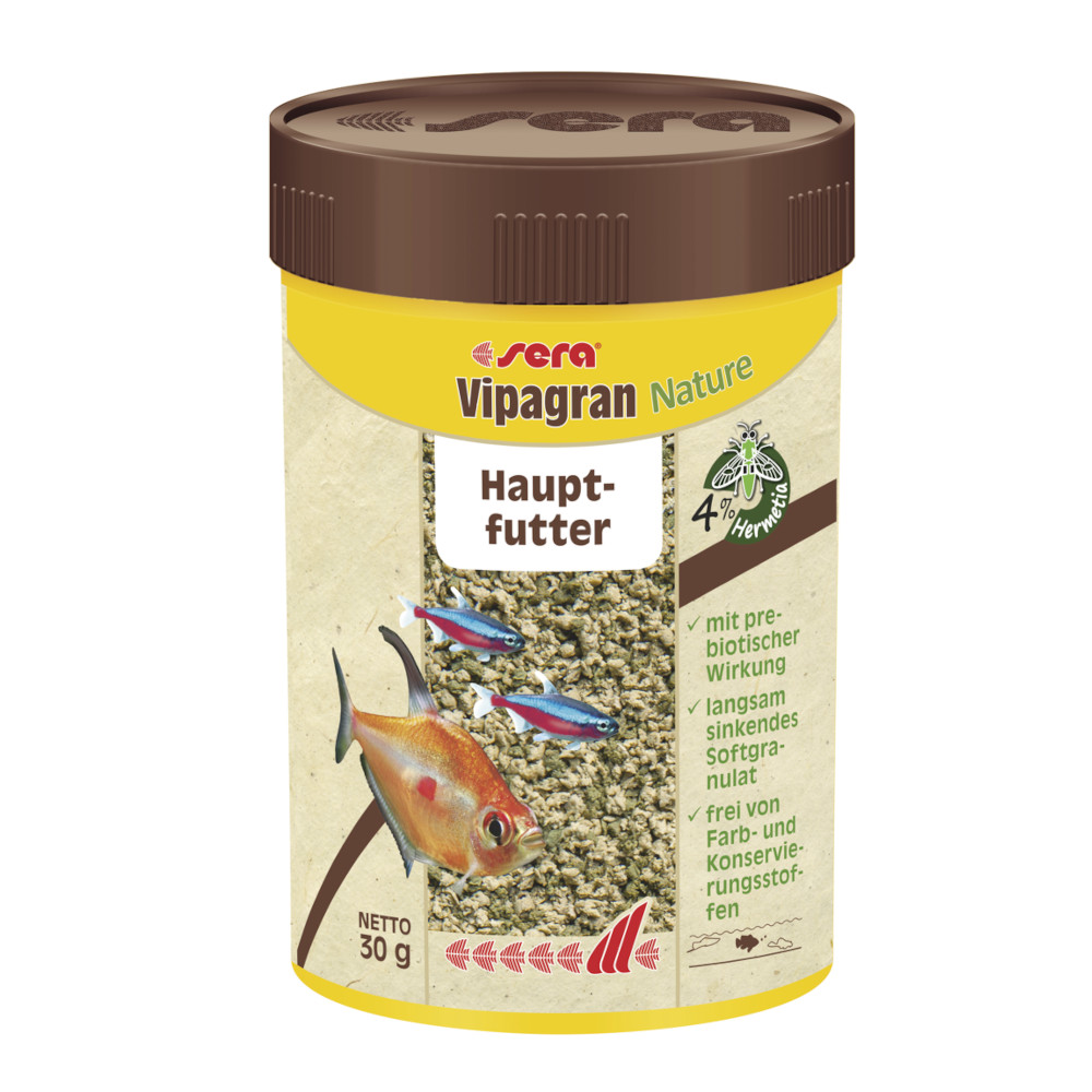 sera Vipagran Nature 100 ml -Hauptfutter Softgranulat-