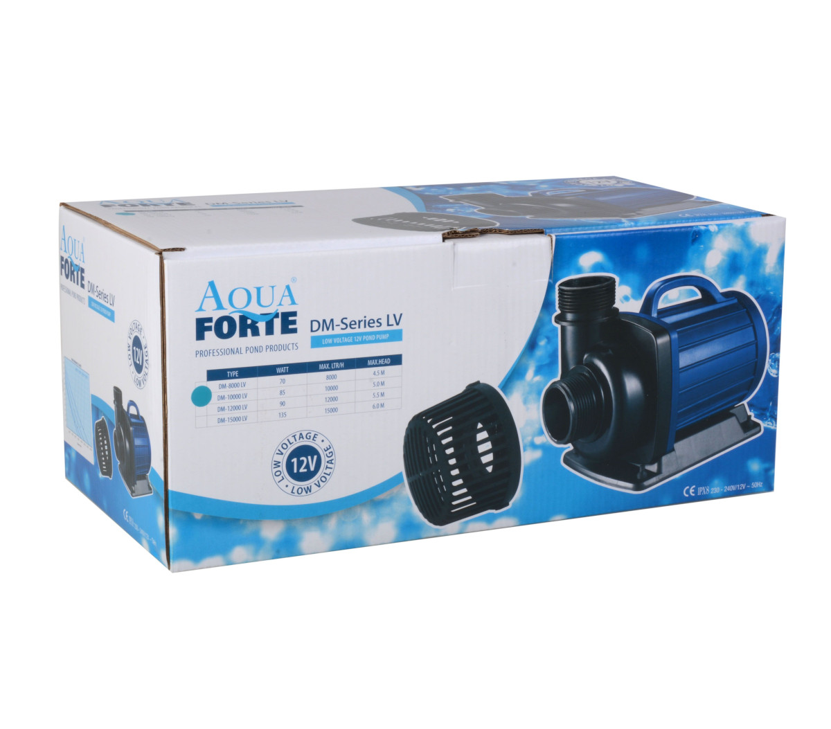 AquaForte DM 10.000LV 12V Teichpumpe-Schwimbadpumpe