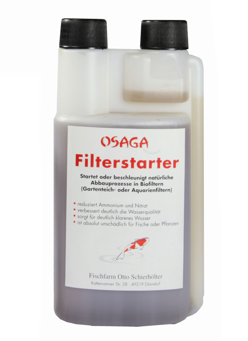 Osaga Filterstarter 500 ml (Anschub für Biofilter) 