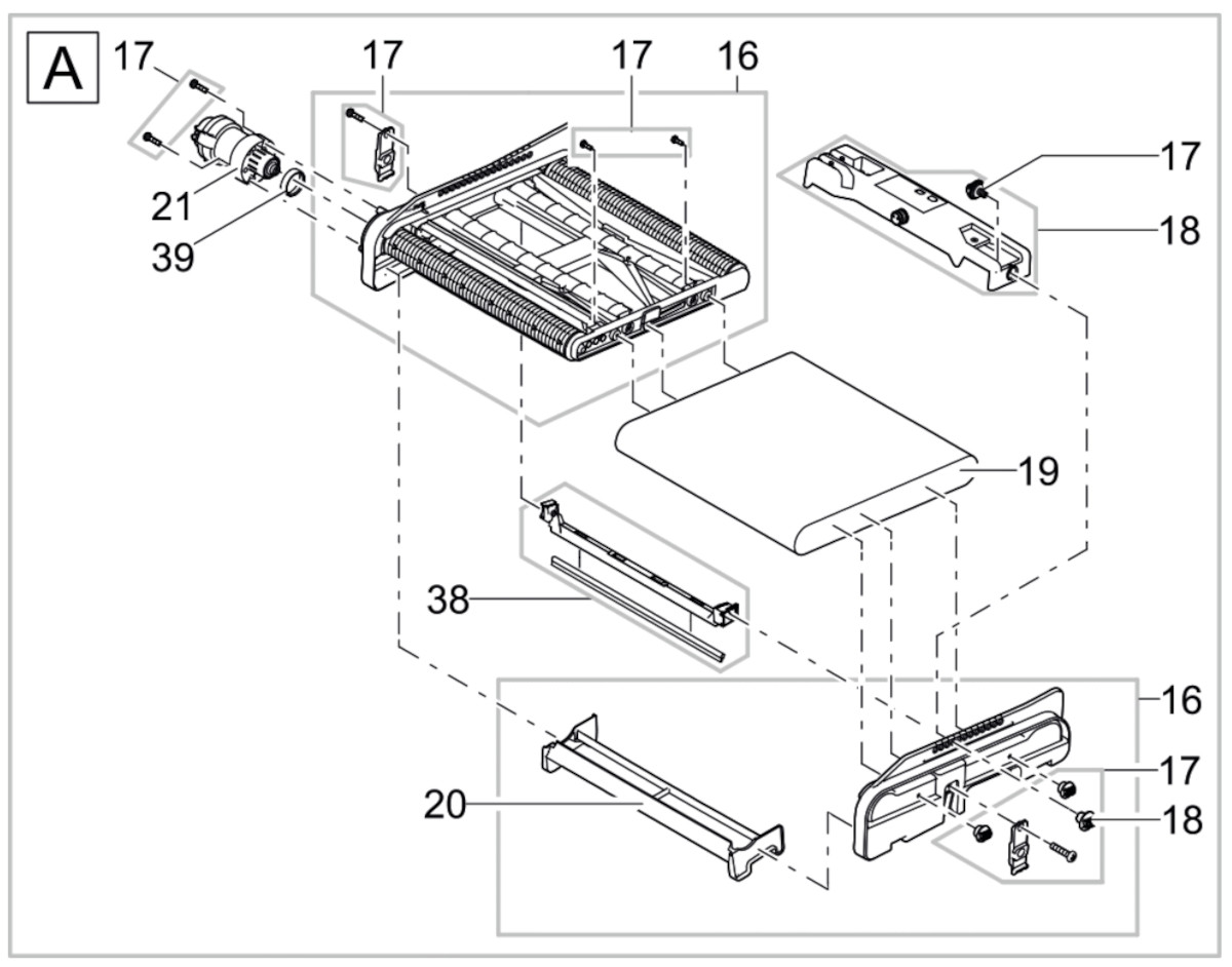 Oase Ersatz Antriebseinheit ScreenMatic²