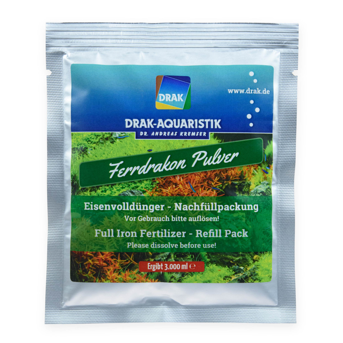 Drak Ferrdrakon Pulver Eisenvolldünger für 3,0 Liter