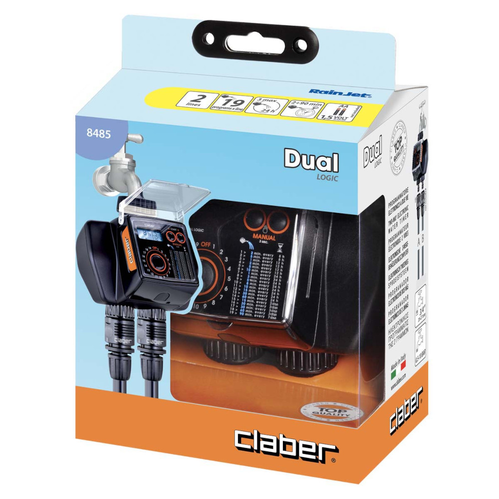 Claber Dual Logic Bewässerungscomputer Type 8485 -Schnäppchen-