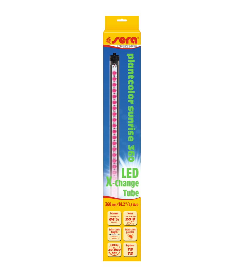 sera LED X-Change Tube plantcolor sunrise 360 mm 