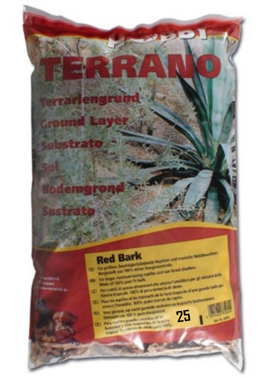 Hobby Terrano Red Bark 25 Liter