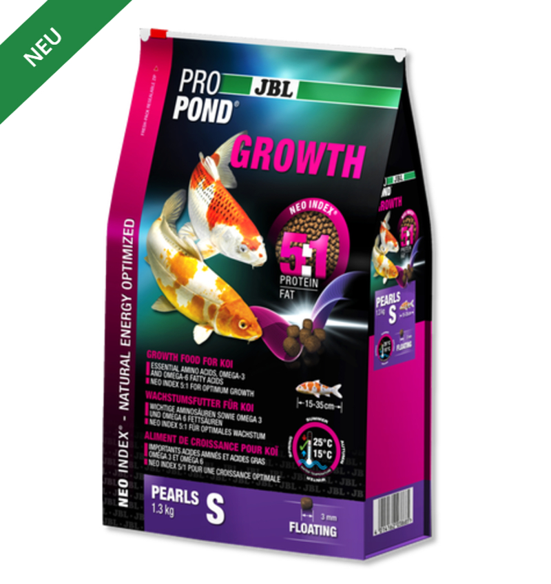 JBL ProPond Growth 1,3 kg -Wachstumsfutter für Koi-