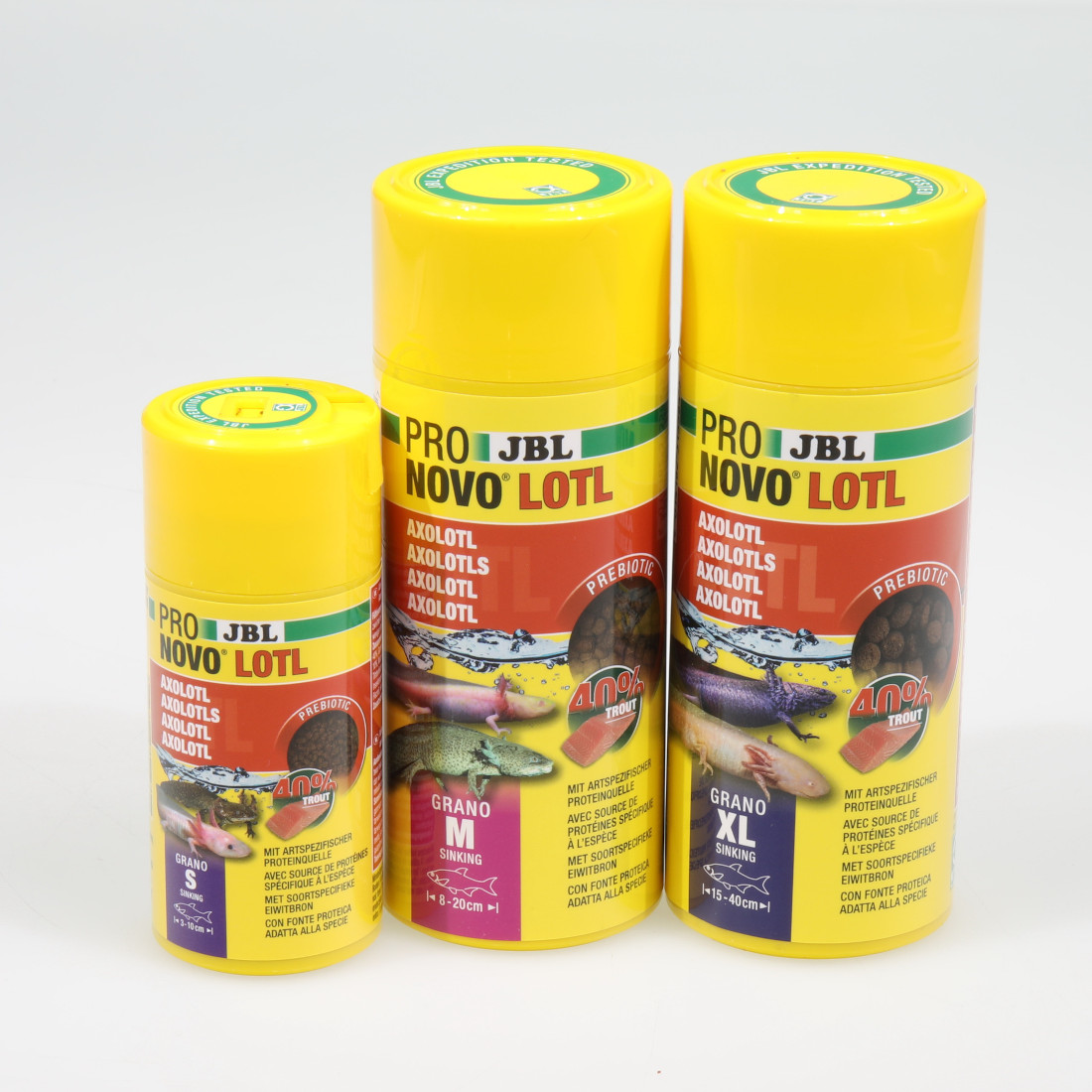 JBL PRONOVO Lotl Grano XL 250 ml -Alleinfutter für große Axolotl-