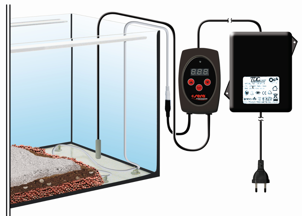 sera soil heating set (Bodenheizung Set für Aquarien) 