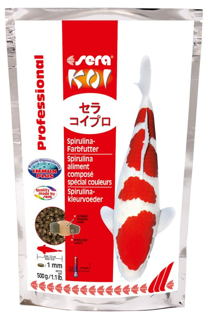 sera KOI Professional Spirulina-Farbfutter 500 g