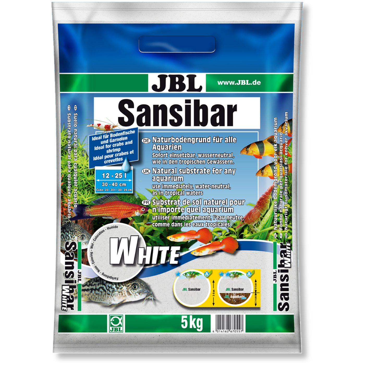 JBL Sansibar White 5 kg Bodengrund