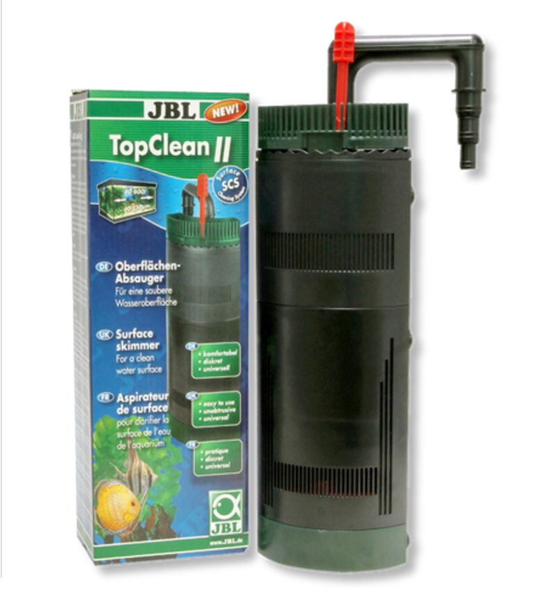 JBL TopClean II mit Anschluß und Regulierstab