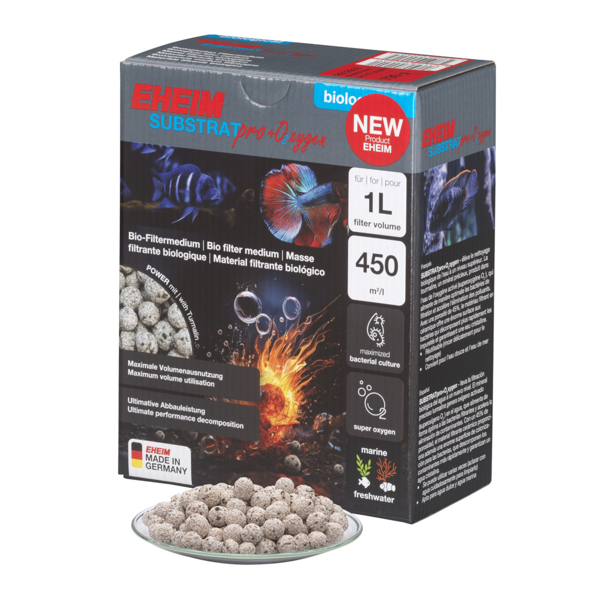 EHEIM SUBSTRATpro+ O2xygen 1,0 Liter -O2 Filtermedium-
