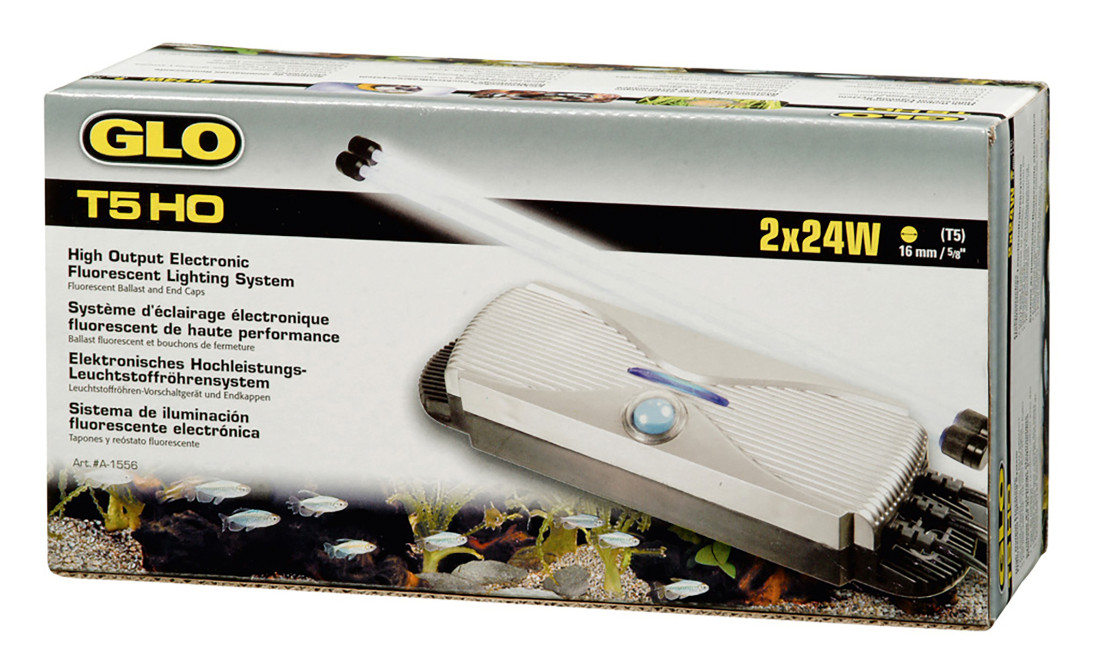 GLO Leuchtstoffröhrensystem T5 (High Output) 2x24 Watt