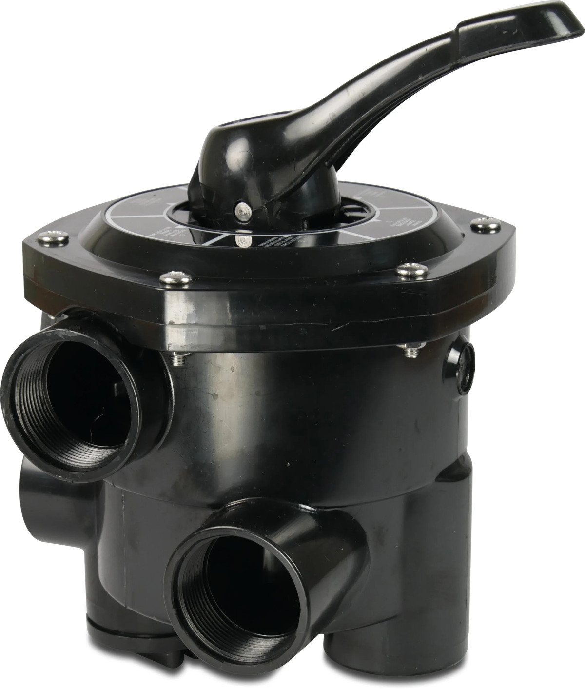Norsup-Flotide 6-Wegeventil 1 1/2" seitlich komplett verrohrt Typ MFS