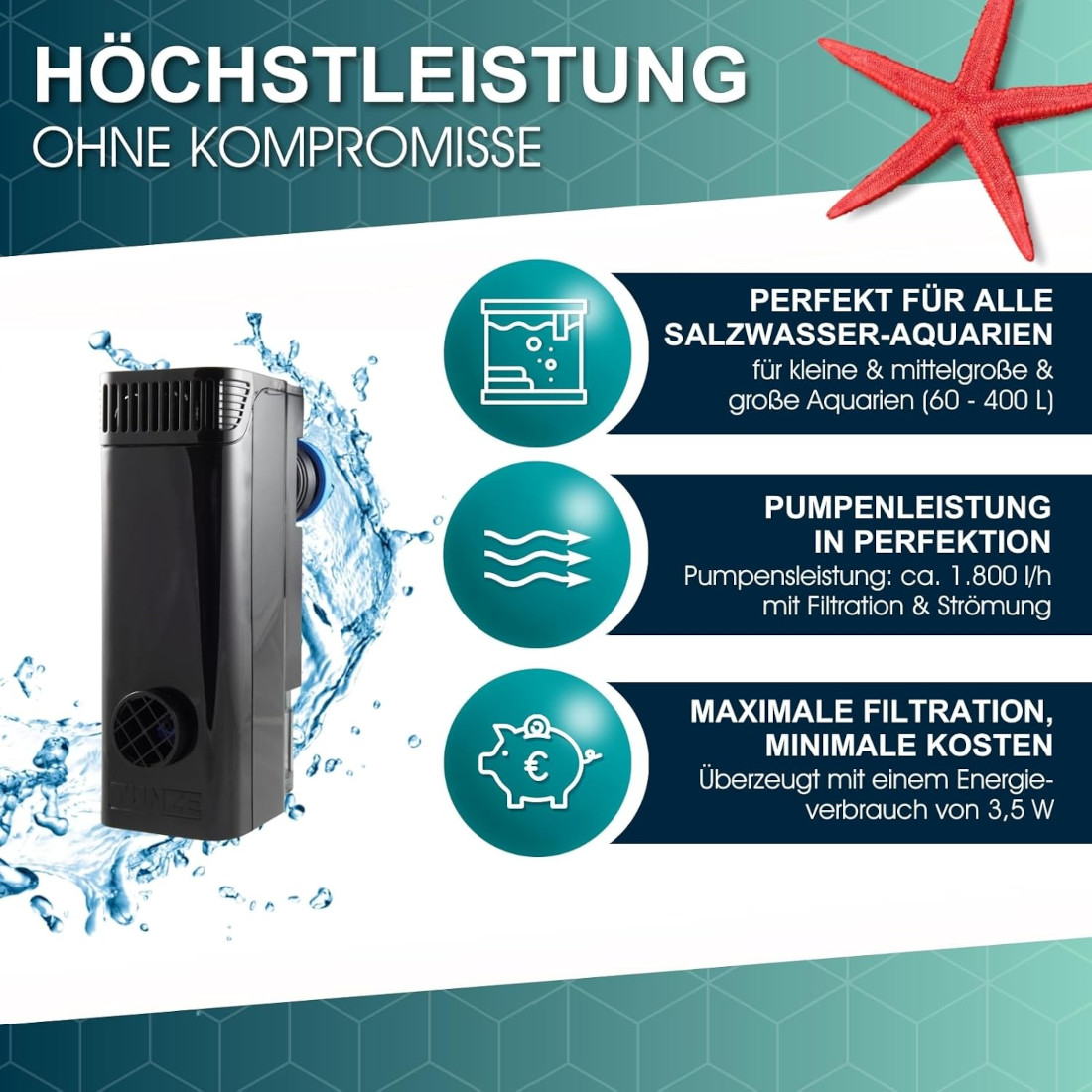 Tunze Comline® Streamfilter 3163 -Innenfilter für Boden u. Oberfläche-