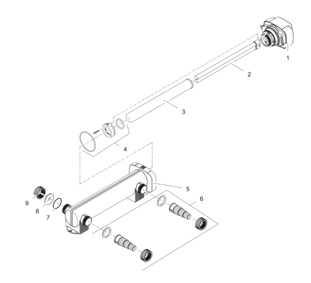 Oase Vitronic UVC Klärer 24 Watt Ersatzteile